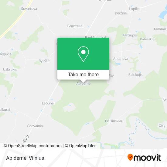 Карта Apidėmė