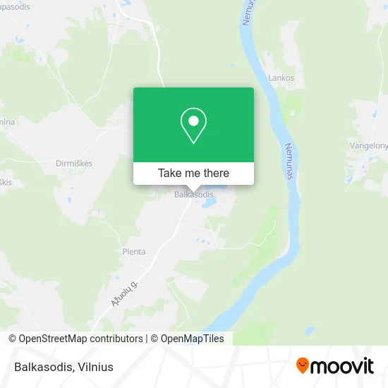 Карта Balkasodis