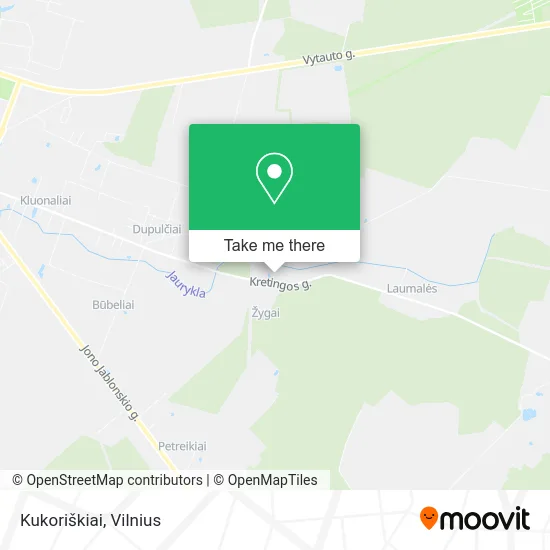 Карта Kukoriškiai