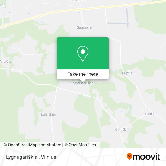 Карта Lygnugariškiai