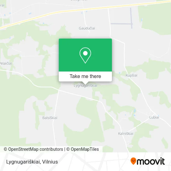 Карта Lygnugariškiai