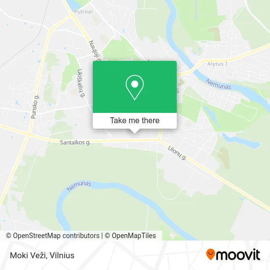 Карта Moki Veži