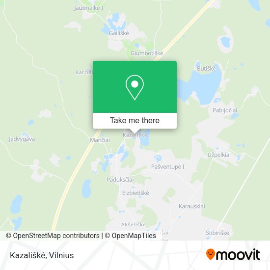 Карта Kazališkė