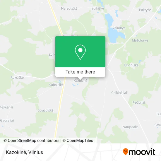 Карта Kazokinė