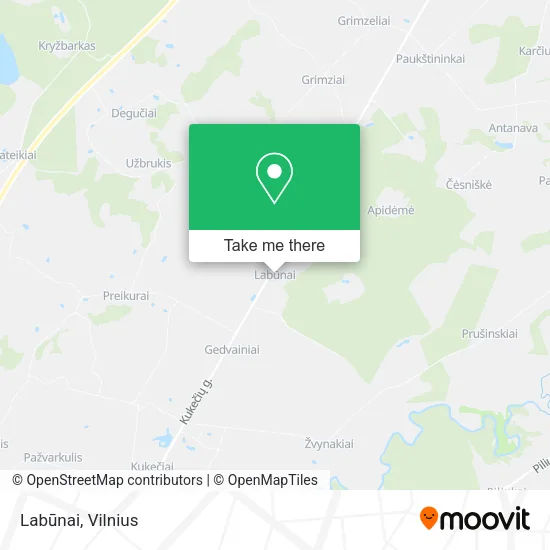 Карта Labūnai