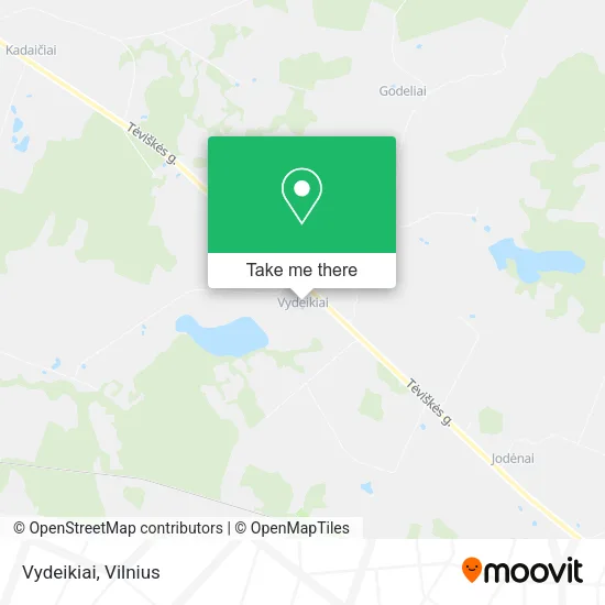 Карта Vydeikiai