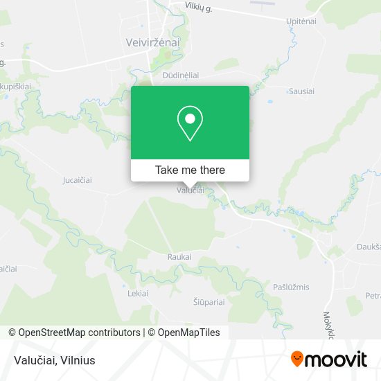 Карта Valučiai