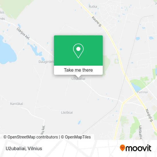 Карта Užubaliai