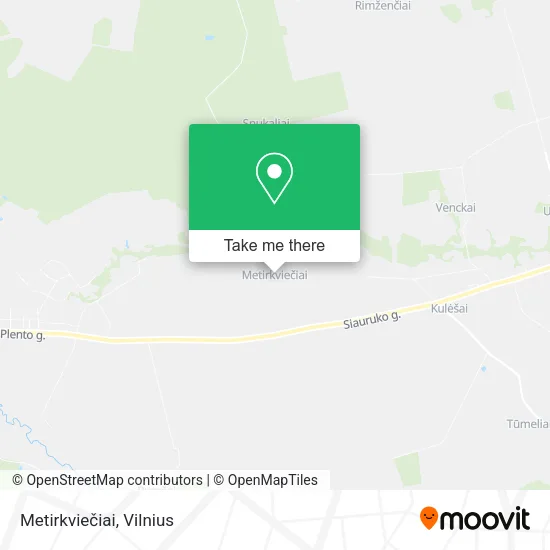 Карта Metirkviečiai