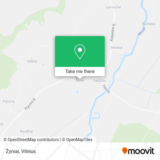 Карта Žyniai