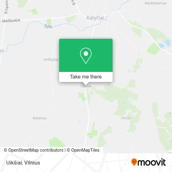 Карта Uikšiai
