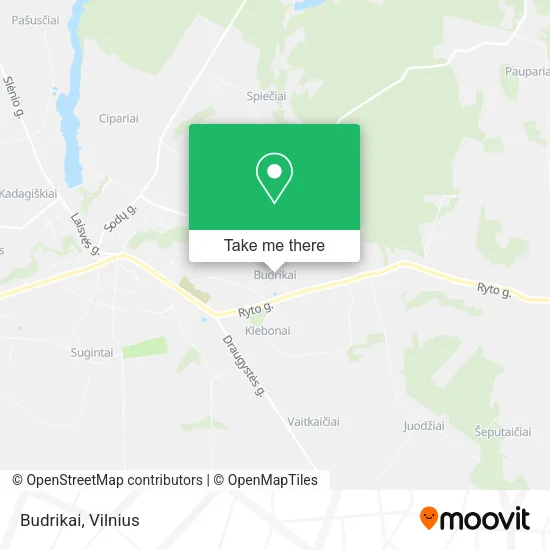 Карта Budrikai
