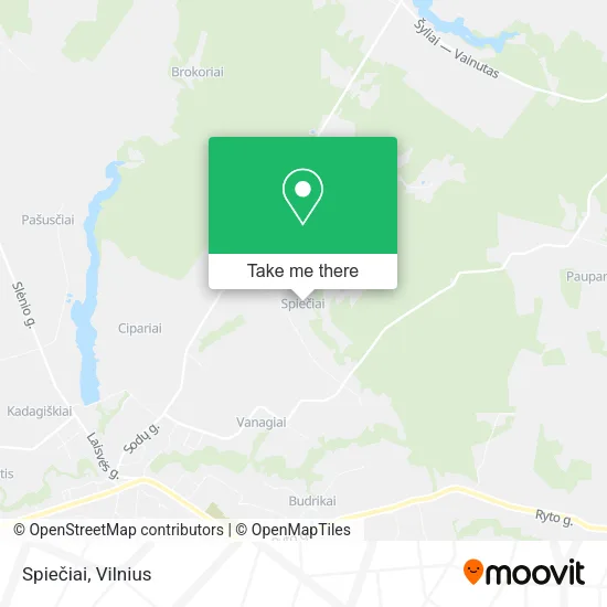 Карта Spiečiai
