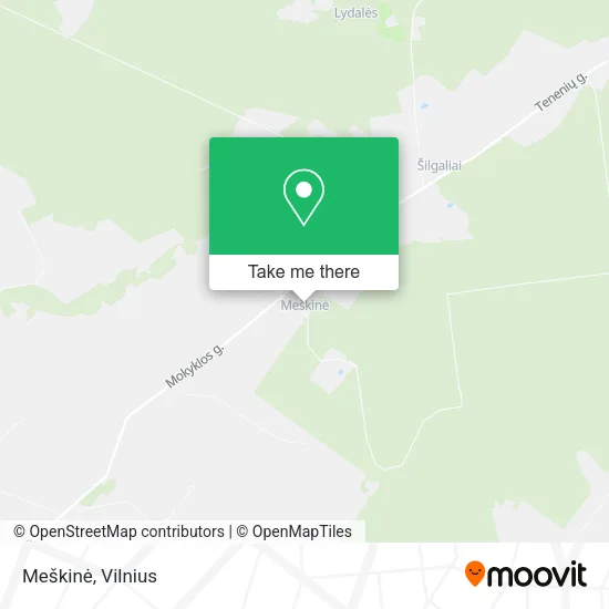 Карта Meškinė