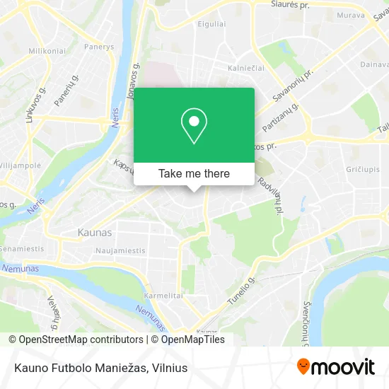 Карта Kauno Futbolo Maniežas