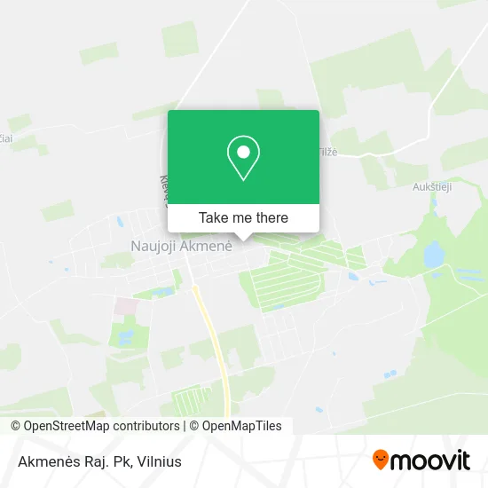 Карта Akmenės Raj. Pk
