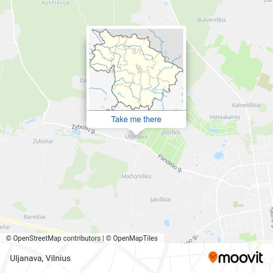 Карта Uljanava
