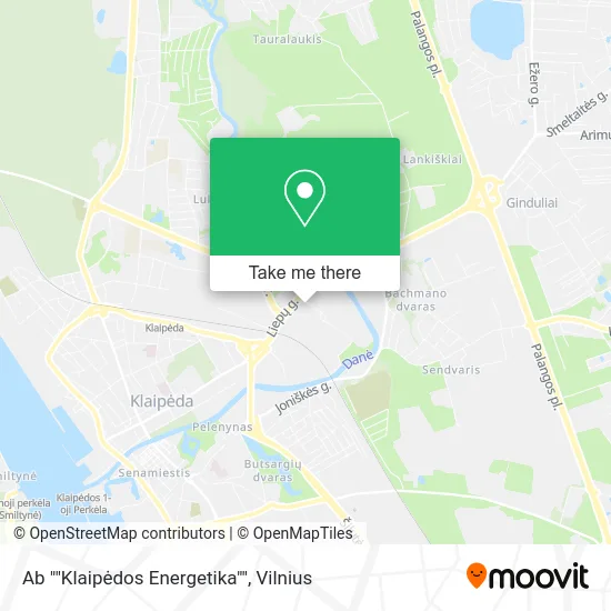 Карта Ab ""Klaipėdos Energetika""