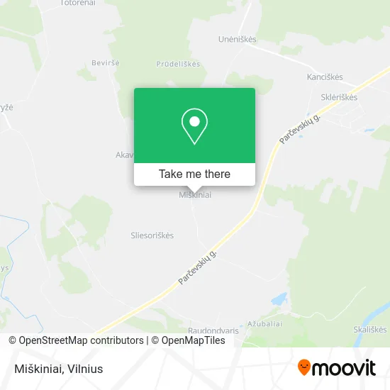 Карта Miškiniai