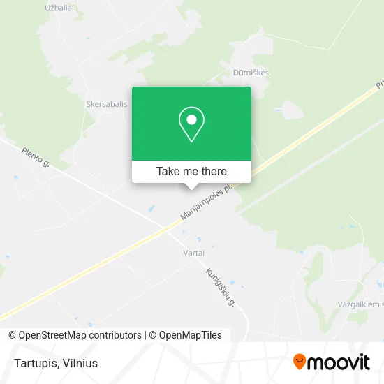 Карта Tartupis