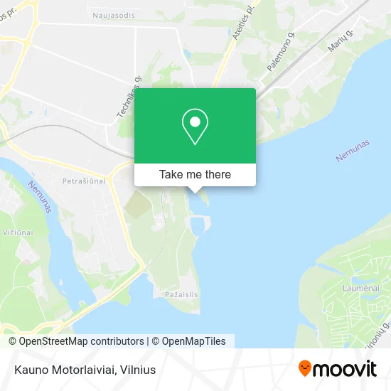 Карта Kauno Motorlaiviai