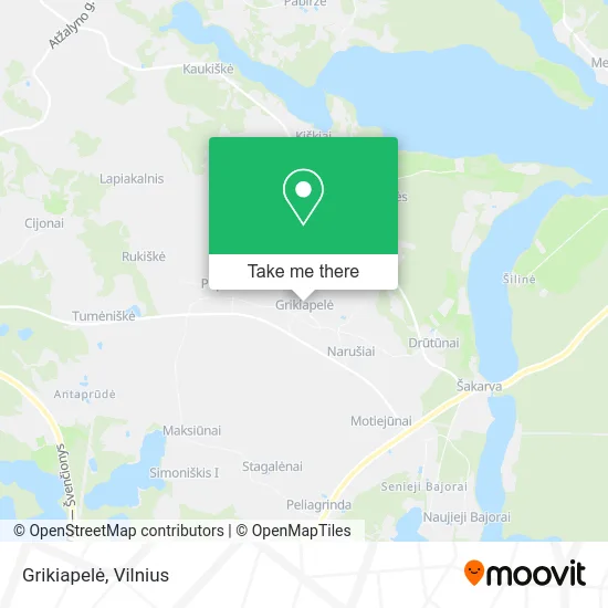 Карта Grikiapelė