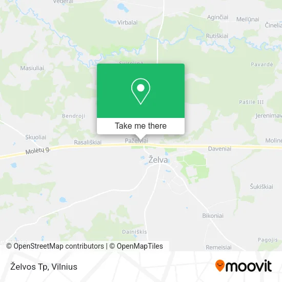 Карта Želvos Tp