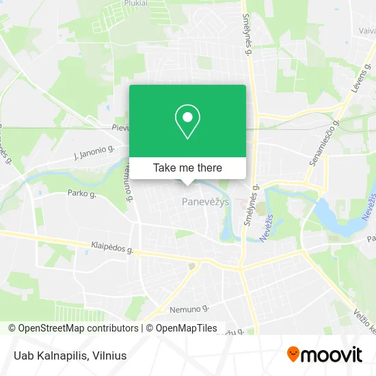 Карта Uab Kalnapilis