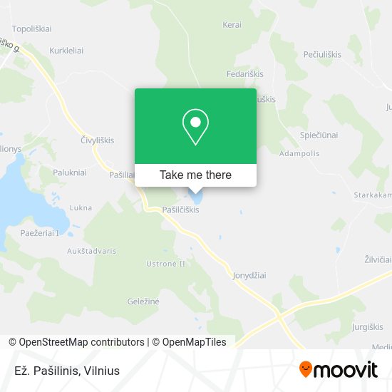 Карта Ež. Pašilinis