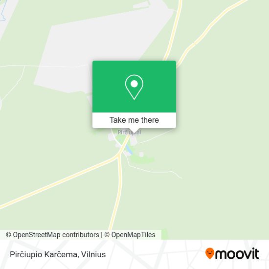 Карта Pirčiupio Karčema