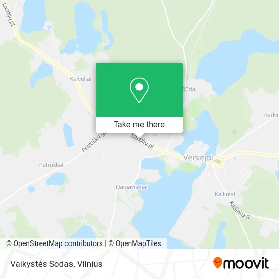 Карта Vaikystės Sodas