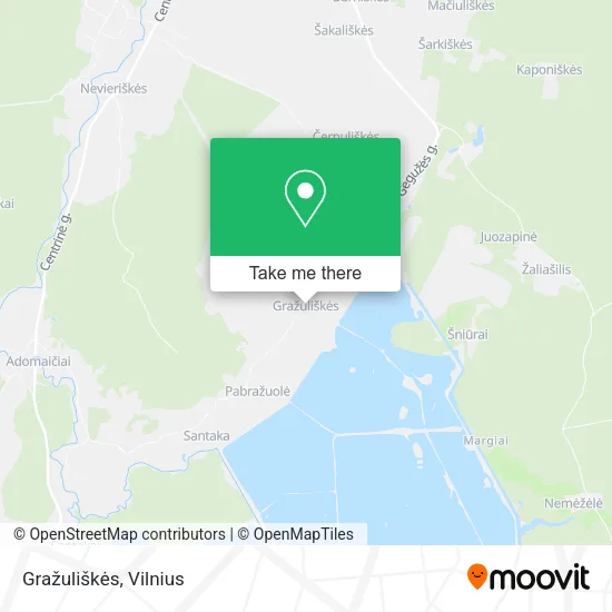 Карта Gražuliškės