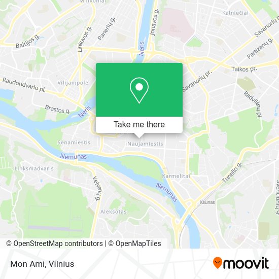 Карта Mon Ami