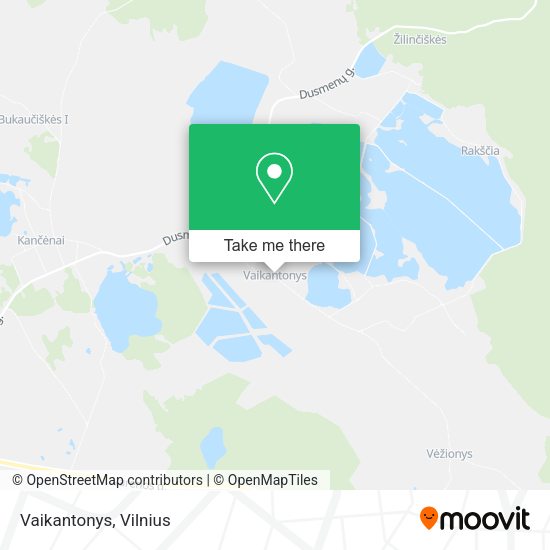 Карта Vaikantonys