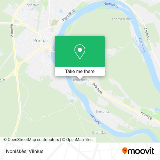 Карта Ivoniškės