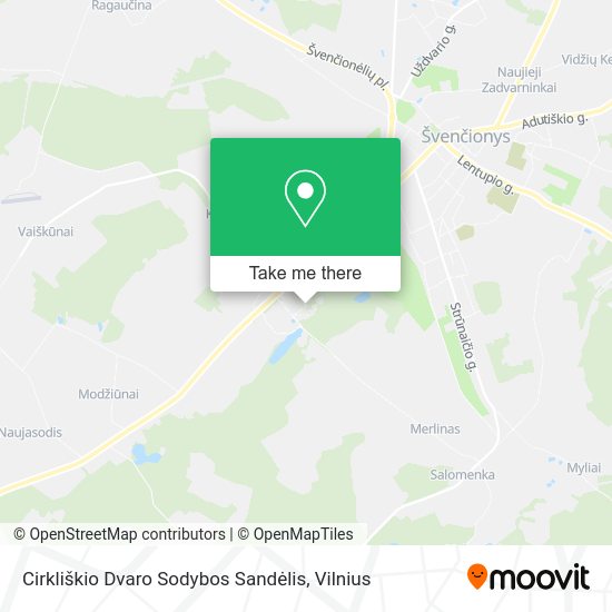 Карта Cirkliškio Dvaro Sodybos Sandėlis