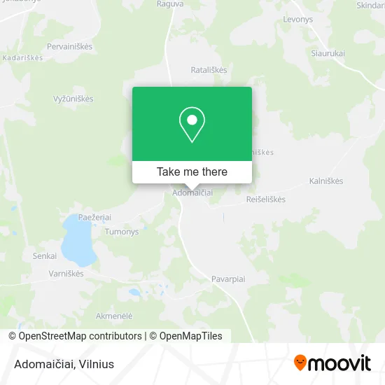 Карта Adomaičiai