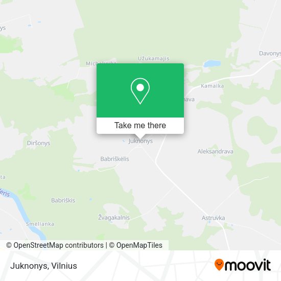 Карта Juknonys