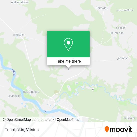 Карта Toliotiškis
