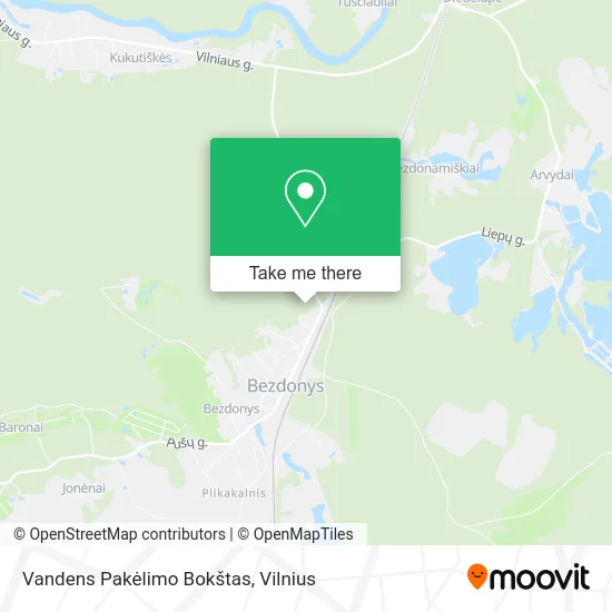 Карта Vandens Pakėlimo Bokštas