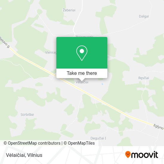 Карта Vėlaičiai