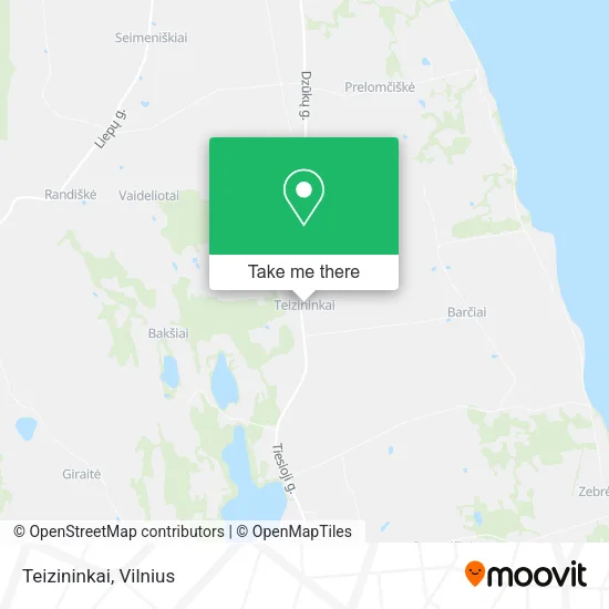 Карта Teizininkai