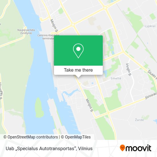 Карта Uab „Specialus Autotransportas“