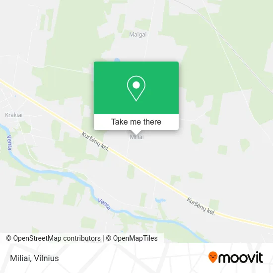 Карта Miliai