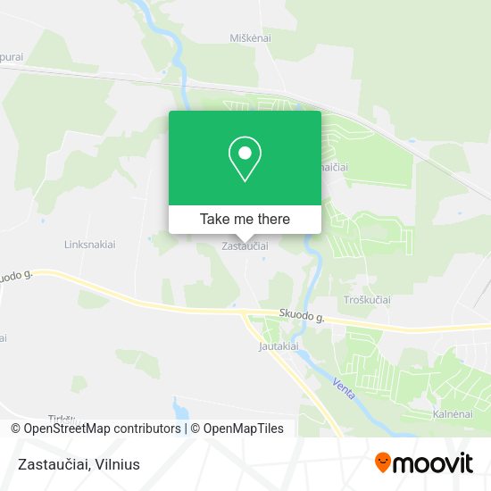 Карта Zastaučiai