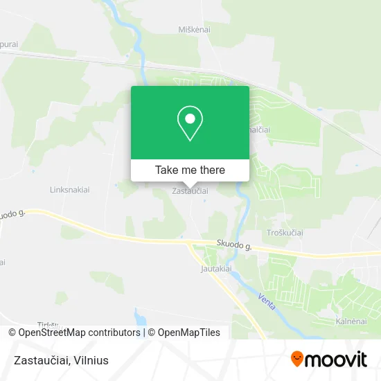 Карта Zastaučiai