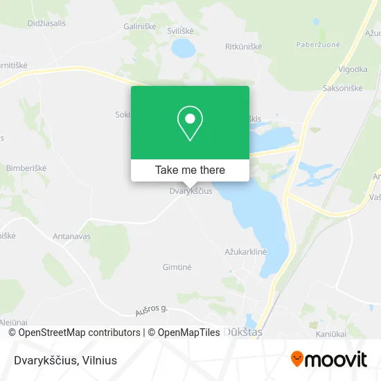 Карта Dvarykščius