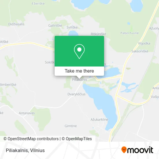Карта Piliakalnis