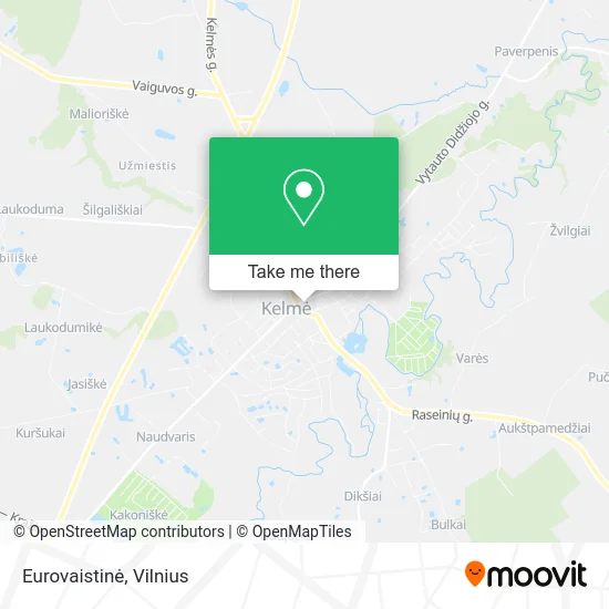 Карта Eurovaistinė