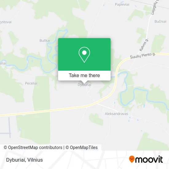 Карта Dyburiai